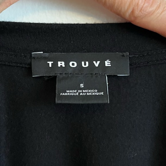 Trouvé Black V-Neck Women's Top - Picture 5 of 5